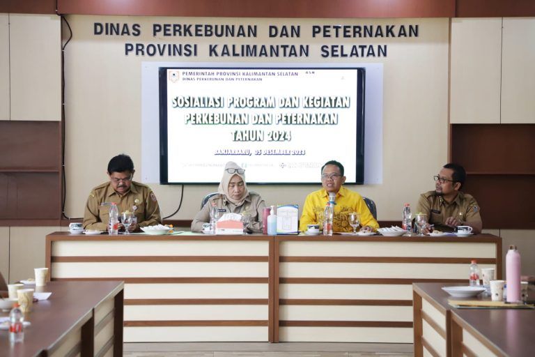 Pemprov Kalsel Terus Bergerak dan Berinovasi Dengan 4 Program Prioritas Disbunnak