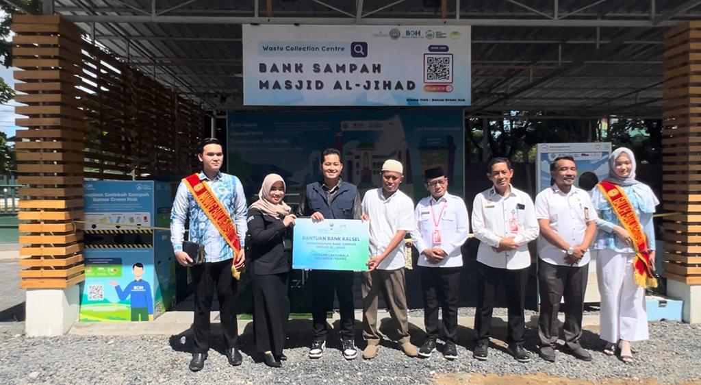 Bank Kalsel Dukung Pembangunan Bank Sampah di Masjid Al-Jihad Banjarmasin