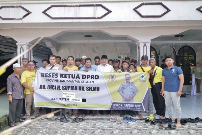 Ketua DPRD Kalsel : Penambahan Penerangan Jalan dan Perbaikan Rumah Ibadah Paling Banyak Disampaikan Saat Reses