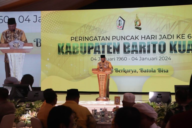 Paman Birin Terus Dukung Upaya Percepatan Pembangunan di Batola, di Harjad ke-64 ini Guru Wildan Ajak Masyarakat Lebih Syukuri Nikmat Allah SWT