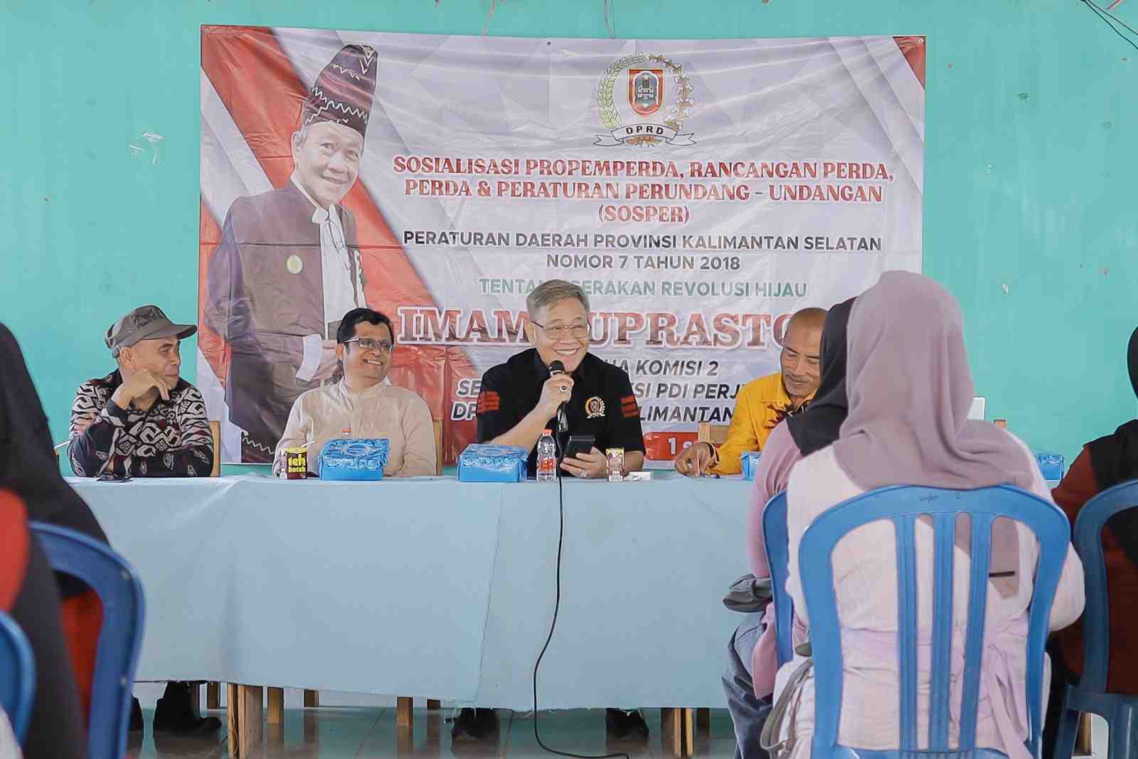 Sosialisasikan Perda 7/2018, Imam Ajak Masyarakat Bepartisipasi Aktif Dalam Penghijauan