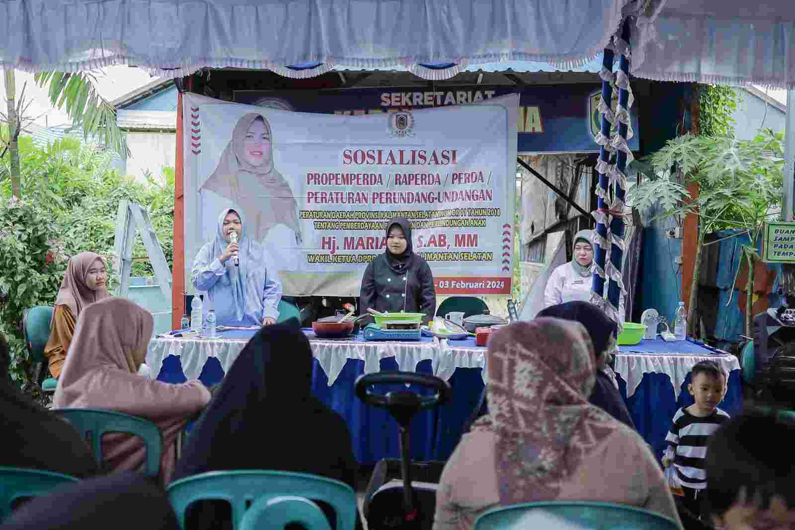 Sosialisasikan Perda 11 thn 2018, Hj Mariana Dorong Daya Guna Perempuan