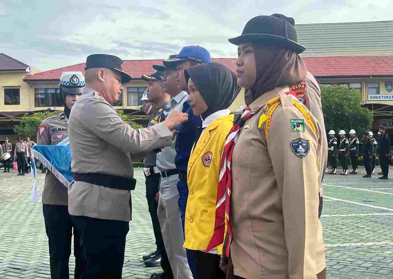 Ciptakan Keamanan Berlalulintas Polda Kalsel Gelar Apel Pasukan Intan 2024 dan Aksi Keselamatan Jalan Jelang Ramadhan dan Idul Fitri