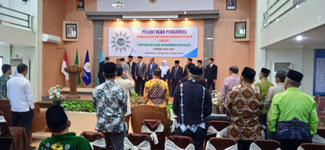 Jajaran Pengurus LBH AP Muhammadiah Kalsel. Periode 2024- 2027 Dilantik