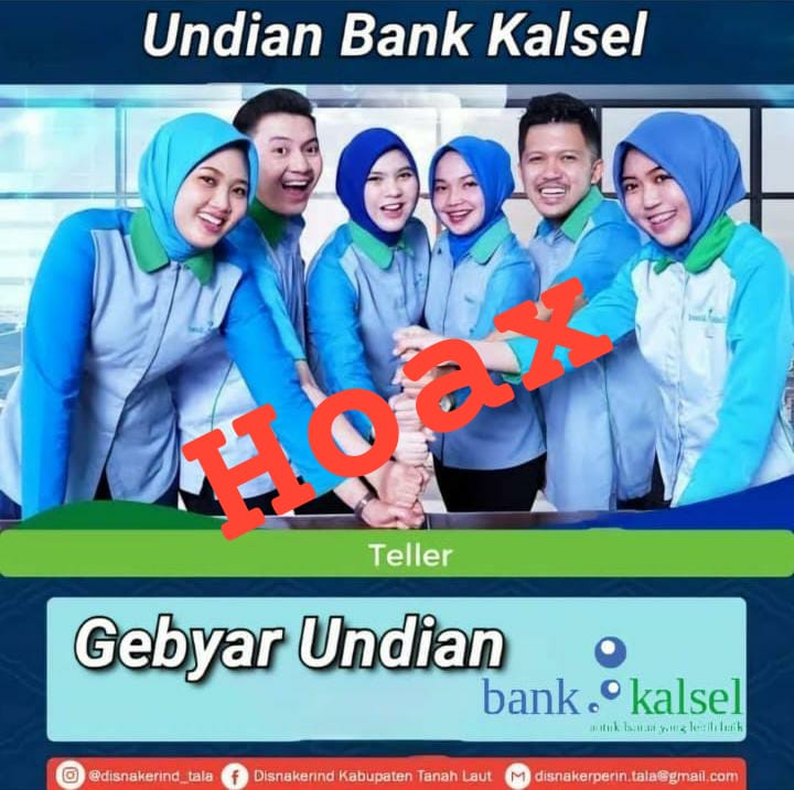 Marak Iklan Undian Palsu di Medsos, Bank Kalsel Imbau Masyarakat Waspada