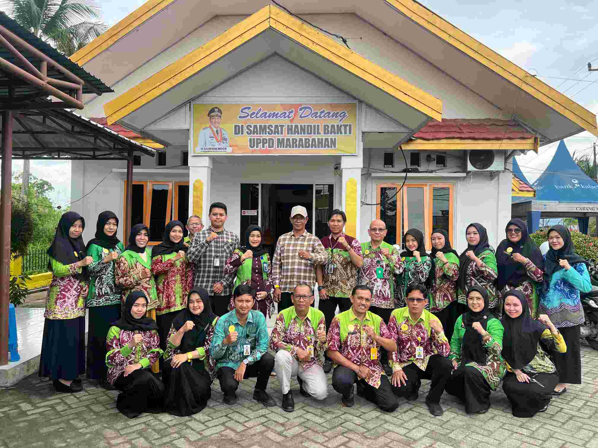 Monitoring Capaian Kerja, Paman Yani Kunjungi Samsat Handil Bakti, Ternyata, Penerimaan Online Capai Rp1 Milyar Lebih