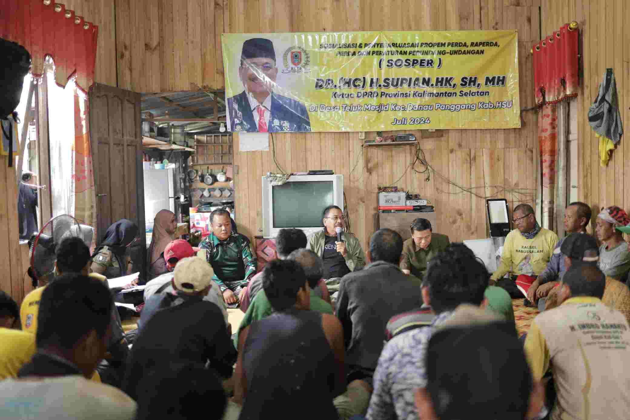 Ketua DPRD Kalsel Sosialisasi Perlindungan dan Pengelolaan Lingkungan Hidup di HSU