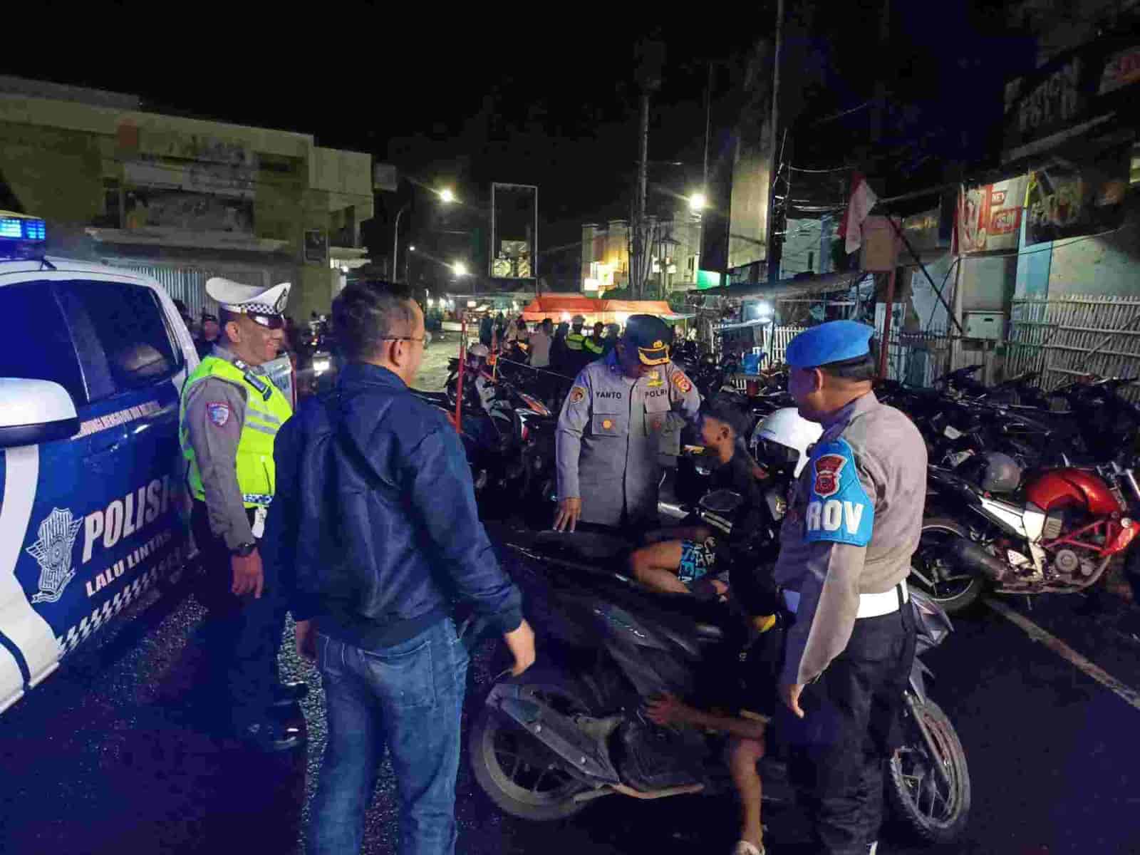 Polres Cirebon Kota Tertibkan Pelajar pada Jam Malam lewat Operasi KRYD