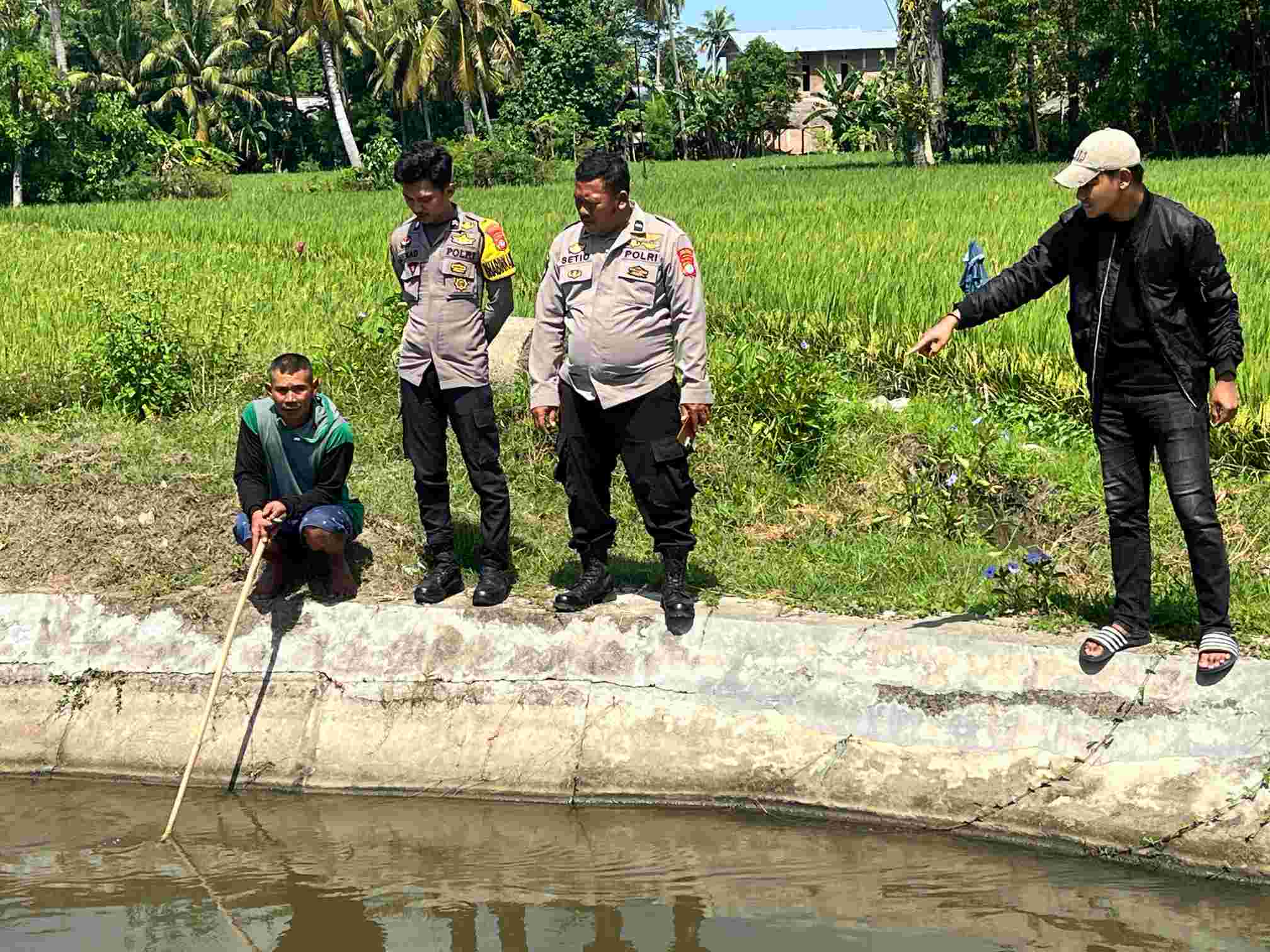 Mayat Bayi Perempuan Ditemukan di Irigasi Sawah, Polisi Buru Pelaku Pembuangan